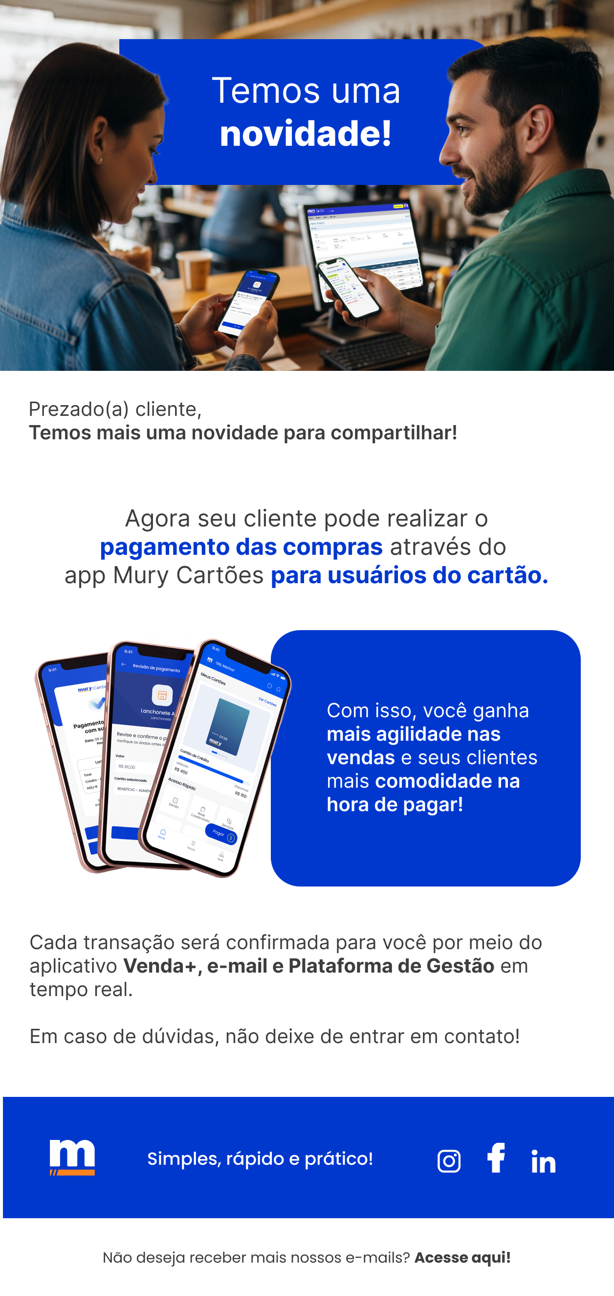 E-mail Lojista