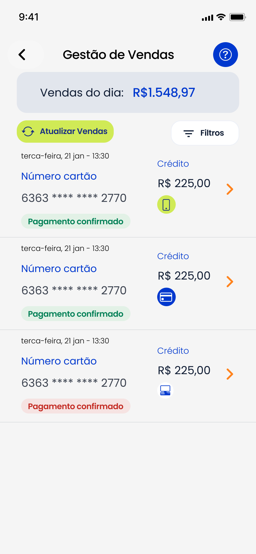 Gestão de Vendas